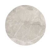 Alessio Light Grey Ceramic Ext Round Dining Table with 4 Amber Chairs - Pendle Village Furniture